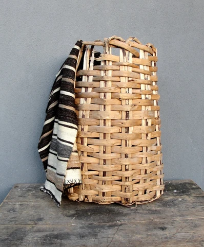Very Large Basket, Handwoven Basket Decor, Turkish Basket, Cottage chic Cover