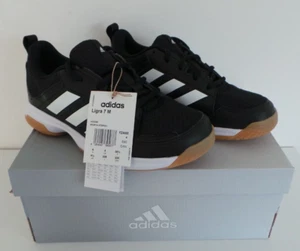 NEW - Adidas Ligra 7 - Black - Indoor Court Men's Trainers - UK 4.5 / US 5 - Picture 1 of 7