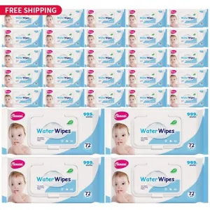 Mioszzi Baby Wipes 72ct, ACCC Approved Baby Wipes,Eczema Safe Baby Wipes Au - Picture 1 of 14