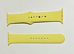 Correa deportiva genuina Apple Watch jengibre 42/44/45 mm 3 piezas serie 1-9 amarillo - Imagen 1 de 2