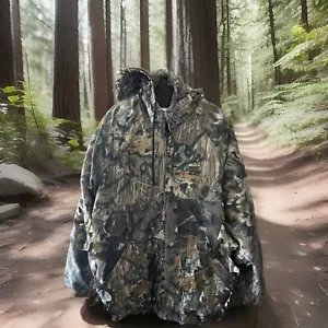 Mirage Wear Hunting Ghillie Camo Insulated Hooded Suit Jacket Size 2X/3X USA - Picture 1 of 6