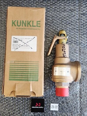 🆕️ KUNKLE 6283GFM01-AM 85lb Set Point 1-1/4" Relief Valve ⚡️🇺🇸 SHIP+WARRANTY  - Image 1 of 4