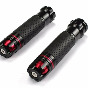 Handlebar Grips Motorcycle CNC Aluminum Hand Grip Dirt Bike OffRoad 7/8" 22MM - Picture 1 of 11