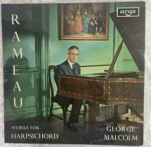 RAMEAU Works for Harpsichord GEORGE MALCOLM argo 2 LP Gatefold ZRG 5491/2 Stereo - Picture 1 of 12