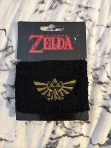 Nintendo Loot crate  The Legend of Zelda Embroidered Triforce Wrist Band Sweat - Picture 1 of 2