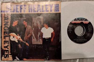 POP ROCK The Jeff Healey Band Angel Eyes Arista 9808 1989 NM PROMO Pic Slv - Image 1 of 2