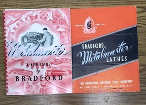 Bradford Machine Tool Co, Cincinnati OH ART DECO Brochure Industrial Lathe Lot - Picture 1 of 14