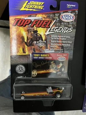 Johnny Lightning 1:64 Top Fuel Legends Tony Nancy Racing 1972 Dragster Foto 1 de 2