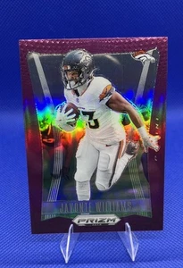Fútbol americano Panini Prizm Deca 2024 Javonte Williams #89 Broncos púrpura 14/99 - Imagen 1 de 2