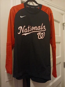 Washington Nationals Nike Authentic Collection Game Time Performance Pullover... - Picture 1 of 5