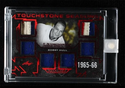 2018-19 Leaf Ultimate Touchstone Seasons Red /3 Bobby Hull #TS-01 HOF - Image 1 of 2