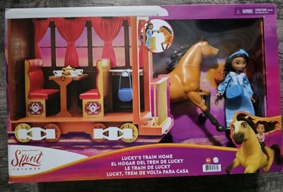 Juego Spirit Untamed Lucky's Train Home con muñeca de la suerte nuevo EN CAJA Foto 1 de 2