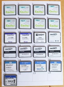 1x CF Card Compact Flash Memory 512MB Various Brands  #131 - Picture 1 of 6