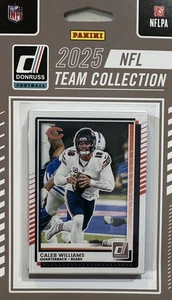 Chicago Bears 2025 Donruss Factory Team Set Caleb Williams and Rated Rookie Plus - Picture 1 of 3