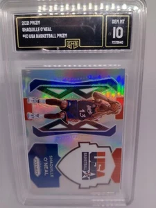 2021-22 Panini Prizm USA Basketball Shaquille O'Neal Prizm #10 GMA 10 Gem Mint - Picture 1 of 3