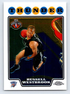 2008 09 Topps Chrome RUSSELL WESTBROOK RC #184