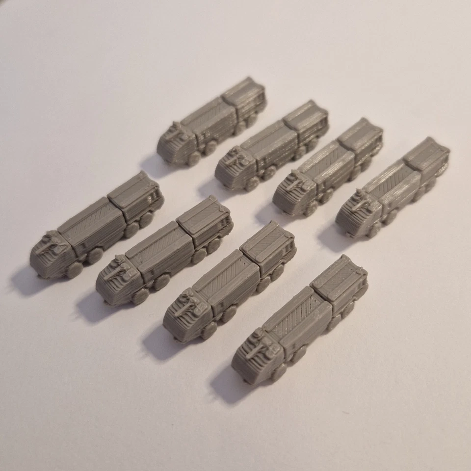 x8 Panther Aeroporto Camion Pompieri Aereo Veicolo GSE 1:350 1:400 1:500 Scala - Immagine 1 di 4