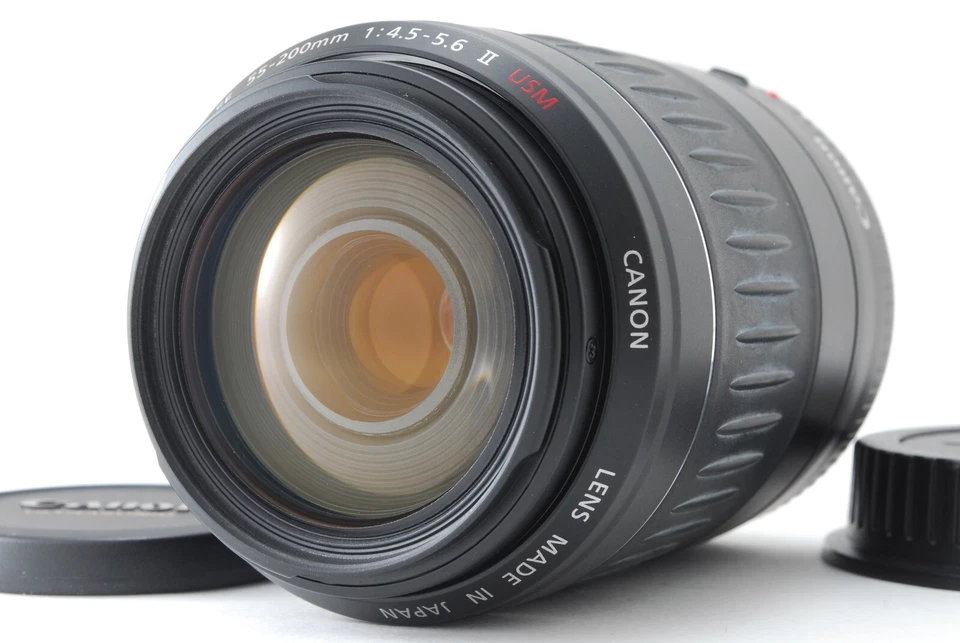 [Near Mint] Canon EF 55-200mm f/4.5-5.6 USM II Telephoto Zoom Lens from Japan - Image 1 of 4