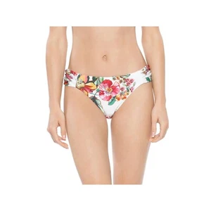 Becca L19931 Womens Green Floral Emma Printed Hipster Bikini Bottoms Size XL - Picture 1 of 3