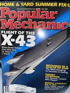 Popular Mechanics July 2001 Vintage X-43 - Picture 1 of 2