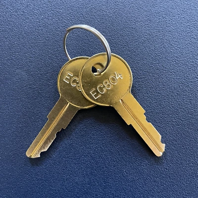 ILCO (2) Delta / DeeZee Truck Toolbox Keys Cut Code EC801 - EC820 SHIPPED W/ TRACKING