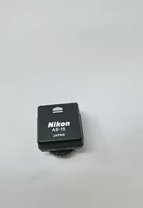 Original Nikon AS-15 Sync Terminal Adapter Hot Shoe to PC - Picture 1 of 4