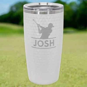 Golf Tumblers- Custom Golf Tumblers -Add Your Own Name-logo 20oz Golf Tumblers - Picture 1 of 8