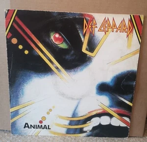 DEF LEPPARD - Animal - 1987 UK 3-track 12" vinyl single - Picture cover - Picture 1 of 4