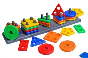 Novo Baby Toys Smart Activity Fun&Learning - Blocks Geometrics, Educational - Picture 1 of 4