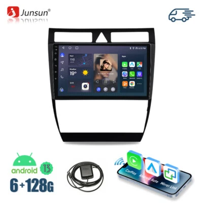 6+128GB Carplay Android13 Autoradio GPS 4G WIFI Für Audi A6 4B2 4B5 C5 1997-2005 - Bild 1 von 4