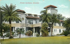 Postal de Hawaii Honolulu Private Residence Hill #2908 24-7986 - Imagen 1 de 2