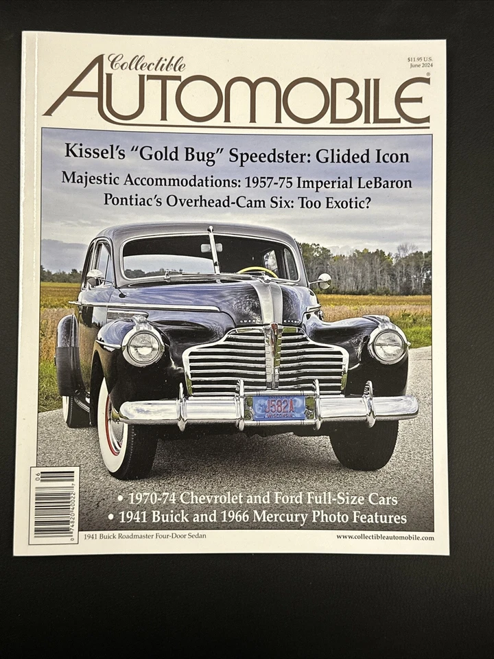 COLLECTIBLE AUTOMOBILE June 2024 KISSEL'S GOLD BUG SPEEDSTER Imperial LeBaron - Image 1 of 1