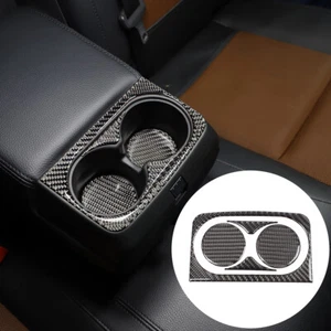 For Ford Ranger Wildtrak 2015-2021 Rear Cup Holder Trim Panel Carbon Fiber - Picture 1 of 11