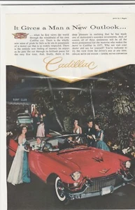 Anuncio original de revista Cadillac 1957 "Le da a un hombre una nueva perspectiva" - Imagen 1 de 1