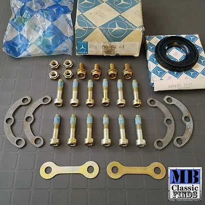 Kit reparación anillo sello eje mercedes-benz w201 190 190e 190d 2013500268 Foto 1 de 4