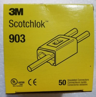 3M SCOTCHLOK 903 Self-Stripping Electrical Tap Connectors (50 per box) - Image 1 of 4