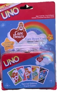 NEW Unopened Special Edition CARE BEARS UNO GAME +Deluxe Collector Tin 2004 RARE - Picture 1 of 5