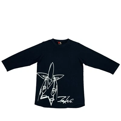 Vintage Futura Laboratories Unkle Pointman Black 3/4 Sleeve T Shirt Size Medium - Image 1 of 4