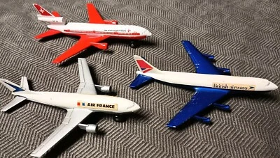 Jet Lote Matchbox Boeing 747 Airbus A300 DC10 Lote de 3 Foto 1 de 4