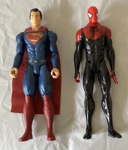  Figuras de acción de 12 pulgadas ~ Ultimate Spiderman ~ 2014 Hasbro & Superman 2016 Mattel  - Imagen 1 de 5