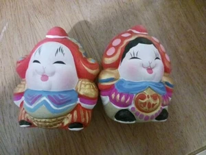 Asiatische handgefertigte Ton Skulptur Figuren im Originalkarton - Bild 1 von 7