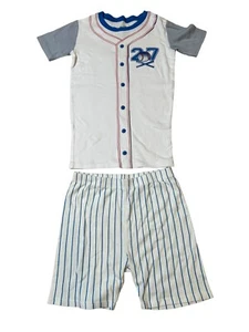 Children's Place Boy's Size 14 Cotton Baseball Themed Spring/Summer Pajamas, EUC - Picture 1 of 4