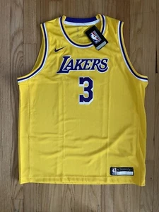 NWT Anthony Davis Lakers Nike Swingman Gold Jersey Size Youth XL 18-20 - Picture 1 of 9