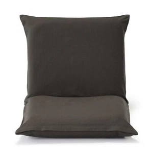 MUJI Floor Chair Small with 100% Cotton Cover Brown Machine washable - Picture 1 of 9