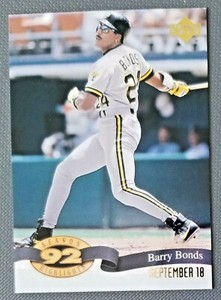 1993 Upper Deck Season Highlights #HI5 Barry Bonds Pittsburgh Pirates