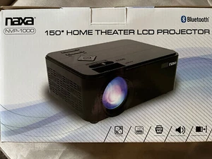 Naxa 150" Home Theater LCD Projector, Bluetooth, Speakers, HDMI/USB Input - Picture 1 of 2