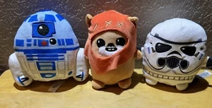 Star Wars Cuutopia R2-D2, wicket, storm trooper. Juego de tres de 6 pulgadas. - Imagen 1 de 2
