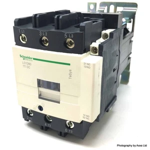 Schütz LC1D80BD Schneider 37kW 24VDC 043997 LC1D80-BD - Bild 1 von 4