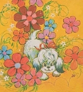 Unused Vintage 50's Greeting Card & Env ~ Embossed Thinking Of You A Select Card - Picture 1 of 10