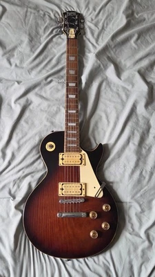 Guitarra Eléctrica Estilo LP Hohner Rockwood Pro RP-250G Antigua Sunburst - Toca Gr Foto 1 de 4